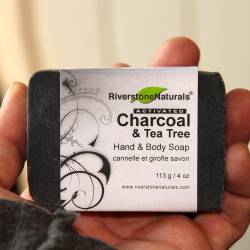 Soap Bar - Charcoal & Tea Tree - VEGAN - 113g / 4oz